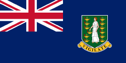 Britské Panenské ostrovy - vlajka