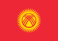 Kyrgyzstán - vlajka