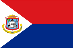 Svatý Martin (nizozemská část) - vlajka